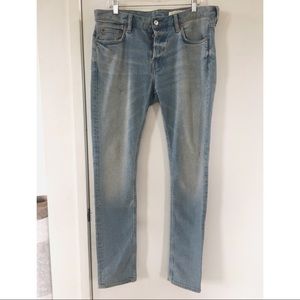 Men’s ALL SAINTS SPITAFIELD light wash jeans